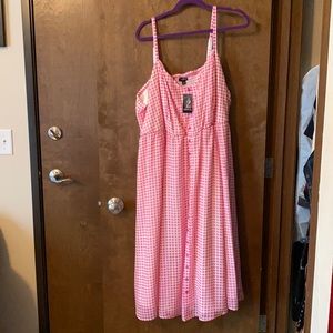 Torrid gingham pattern dress